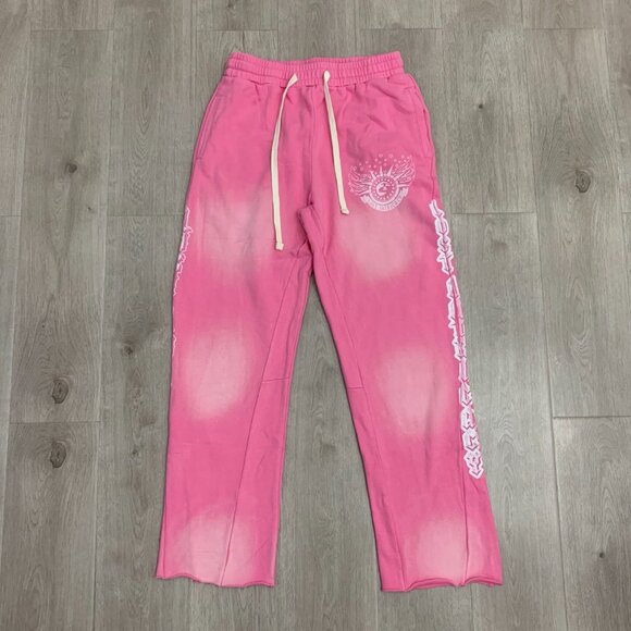 Lost intricacy washed distressed pink sweatpants - Picture 8 of 9